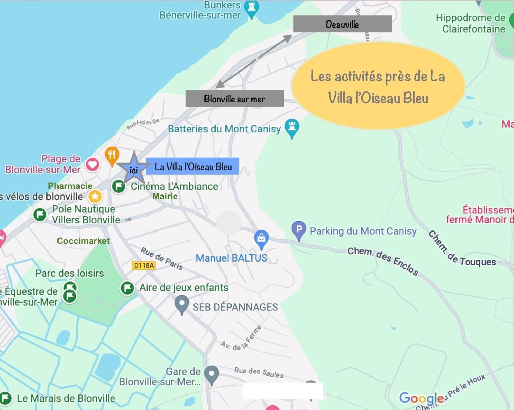 La Villa L'Oiseau Bleu Proche De La Plage Et De Deauville !!! Awards 2025 Blonville-sur-Mer Dış mekan fotoğraf