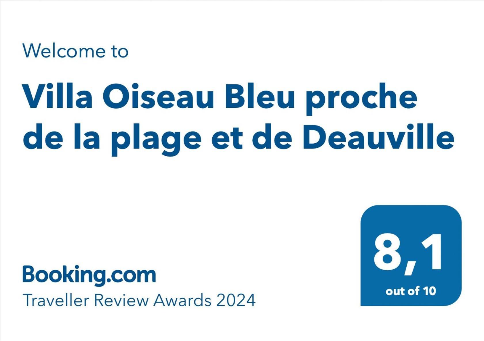 La Villa L'Oiseau Bleu Proche De La Plage Et De Deauville !!! Awards 2025 Blonville-sur-Mer Oda fotoğraf